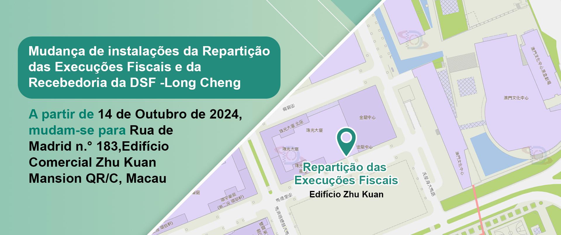 Mudança de instalações da Repartição das Execuções Fiscais