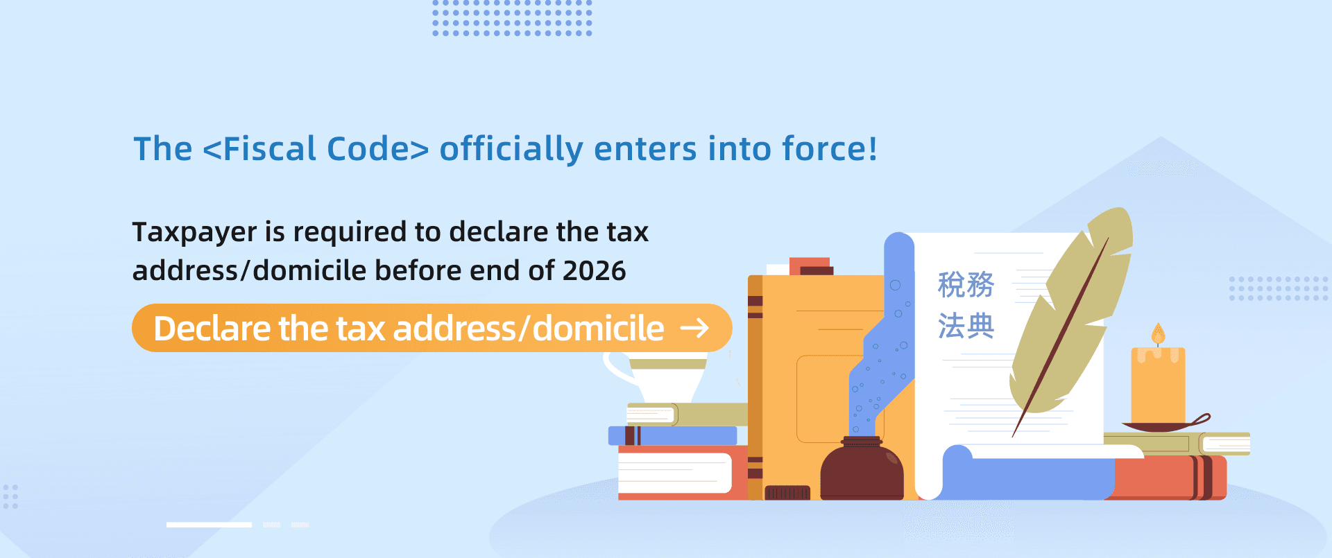 Declare tax domicile