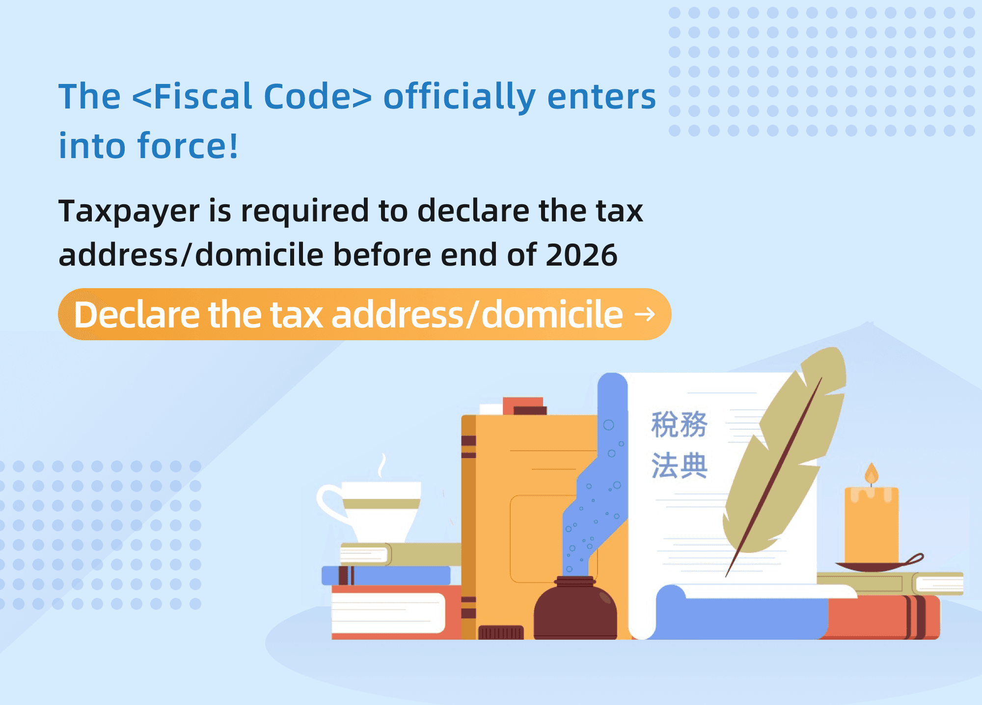 Declare tax domicile