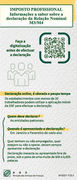 Informações a saber sobre a declaração da Relação Nominal M3/M4